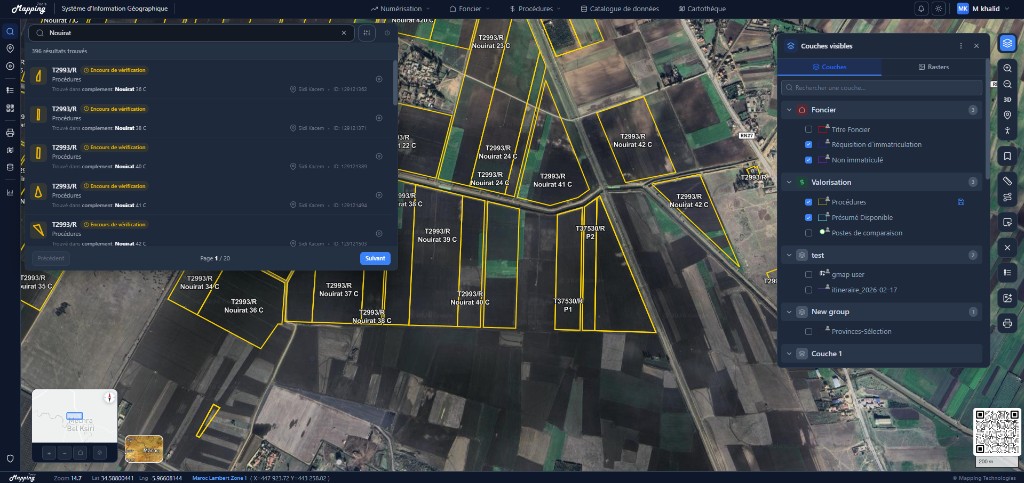Recherche rapide et navigation